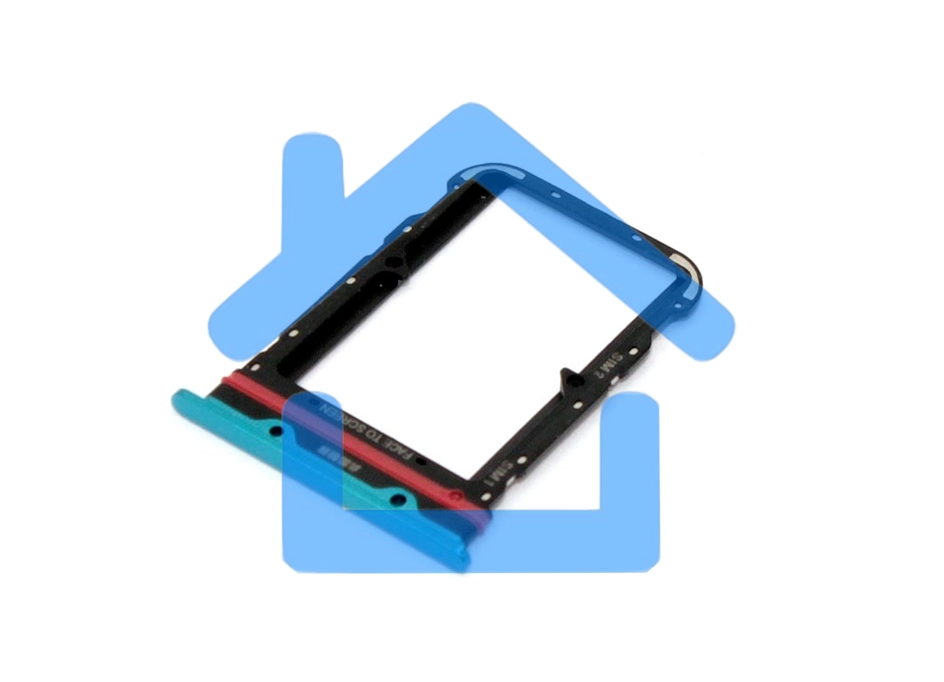 Лоток для SIM-карты Xiaomi Mi CC9 Pro синий