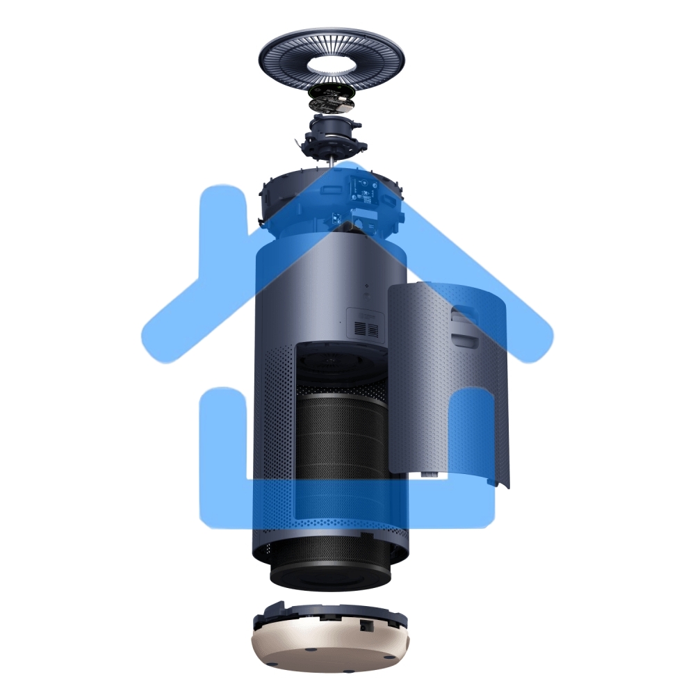 Очиститель воздуха Smartmi Air Purifier 2 40Вт синий (KQJHQ02ZM)