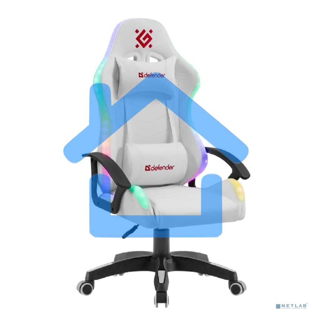 Кресло игровое Defender FACTOR X RGB WHITE 64046