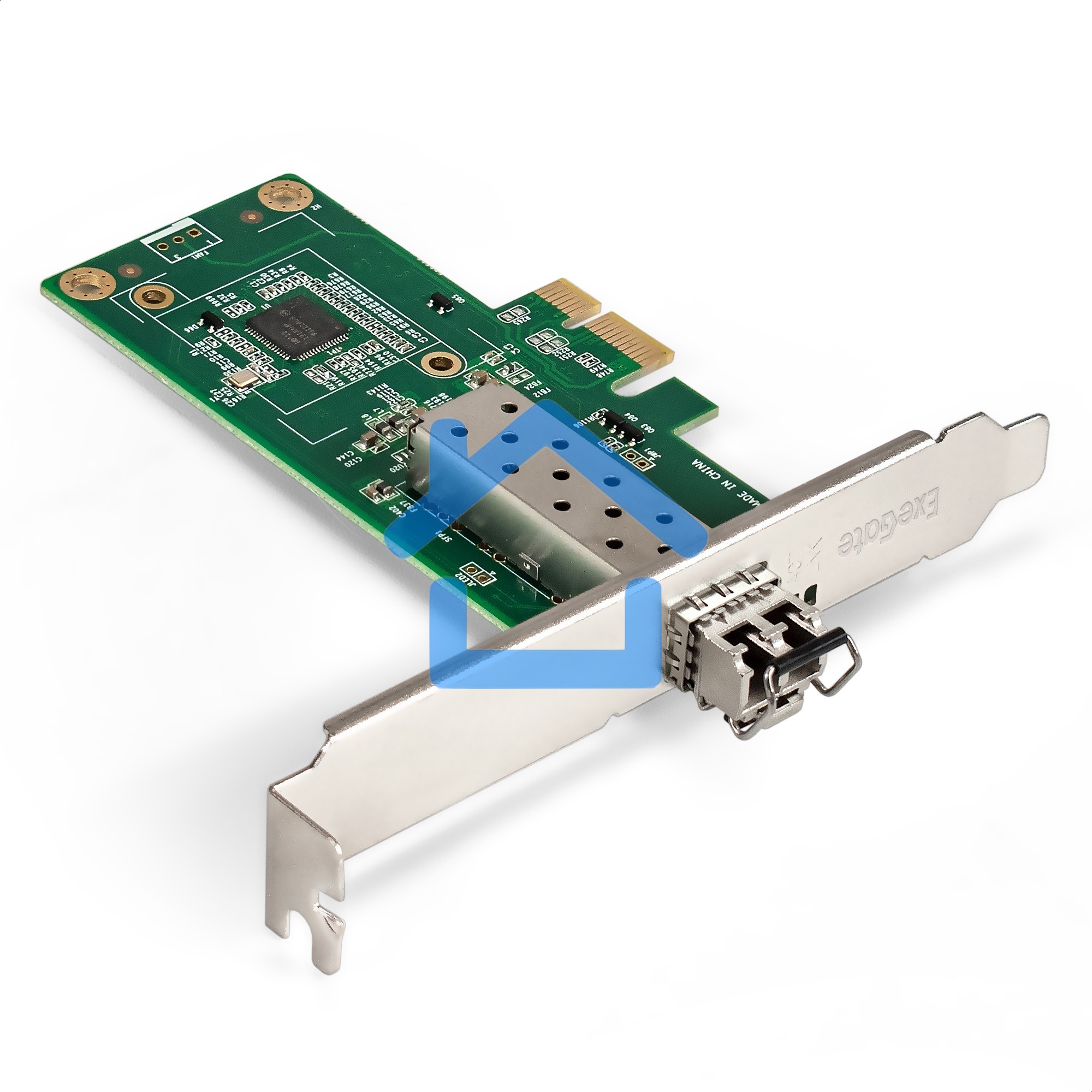 Комплект: Сетевой адаптер SFP ExeGate EXE-i210-F1 + Трансивер Multi-Mode до 550м EXT-1G-MM850-LC2-550M (EX296228RUS: PCI-E x1 v2.0, порты 1x SFP (10/100/1000Mb/s), Gigabit Server NIC Intel Chipset I210-F1 + EX298329RUS: Tx:850/Rx:850 нм, до 500 м, разъем 