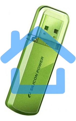 Флешка USB Silicon Power R/W 32 Gb Helios 101 SP032 Gb,UF2101V1N USB 2.0 зеленый