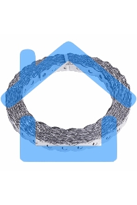 Лента полоса монтажная оцинкованная, перфорированная волна Rexant 12х0,55 мм, рулон 25 м