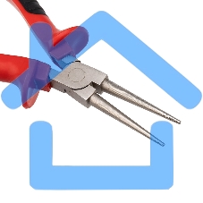 Круглогубцы Rexant 160 мм никелированные, двухкомпонентные рукоятки