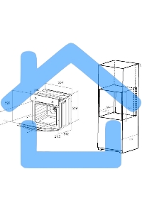 Духовой шкаф электрический Maunfeld EOEM.589B черный/серебристый, встраиваемый