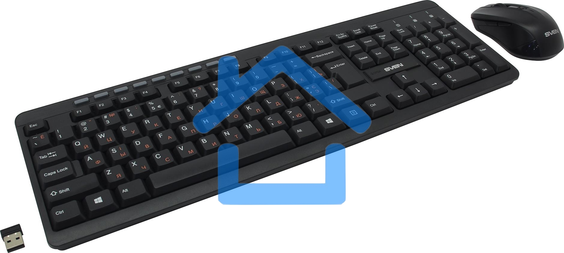 Беспроводной набор SVEN KB-C3400W клавиатура+мышь