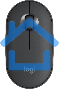 Мышь беспроводная Logitech Pebble M350 графитовый, 1000 dpi, радиоканал, Bluetooth, USB, кнопки - 3