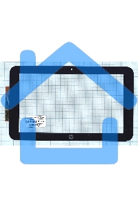 Сенсорное стекло (тачскрин) для HP Pro Slate 10, черное