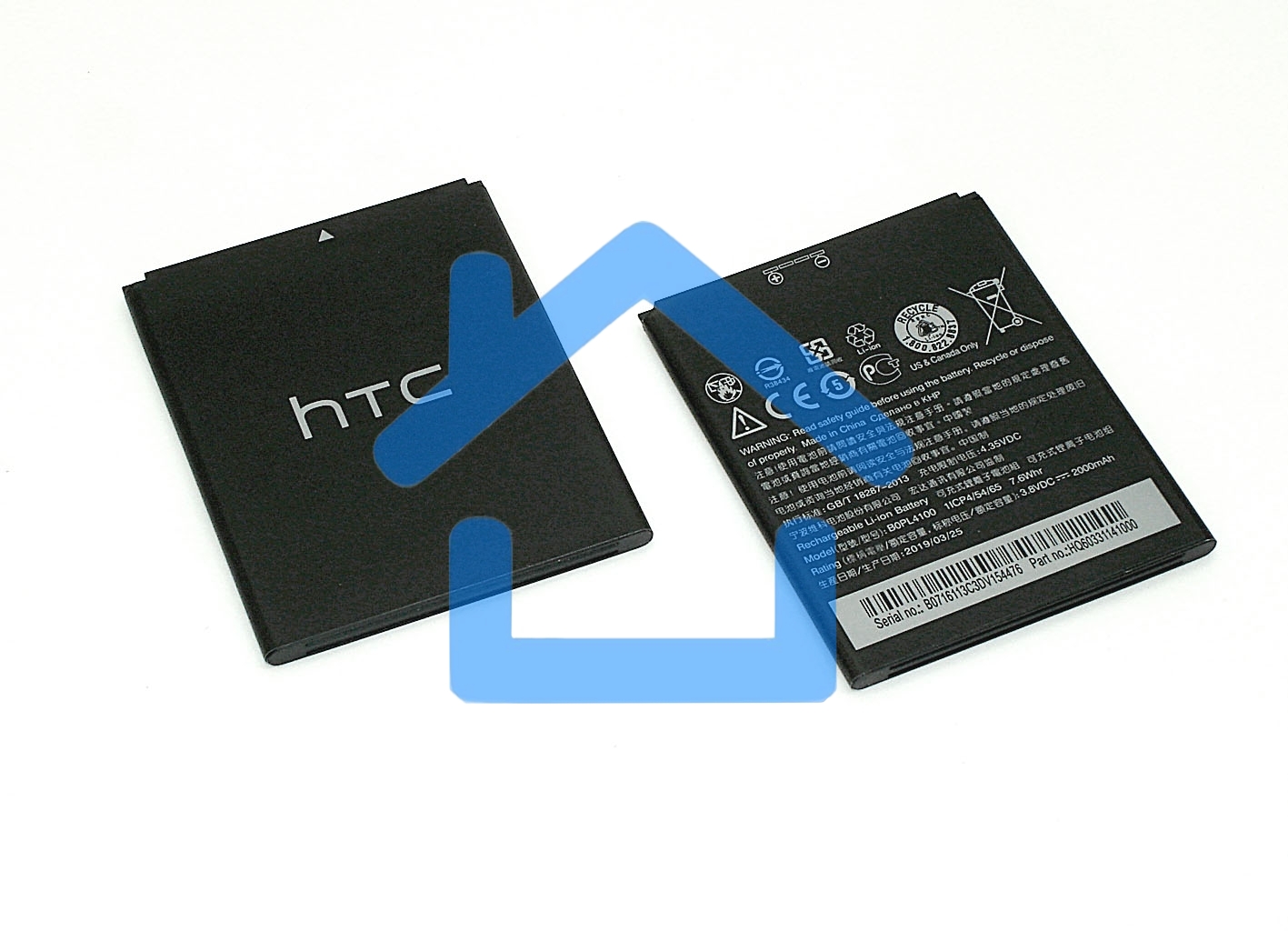 Аккумуляторная батарея BOPL4100 для HTC Desire 526G Dual Sim 2000 mAh