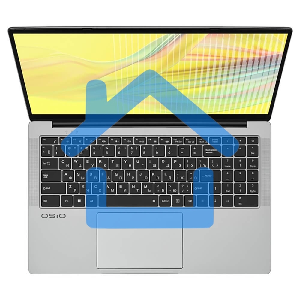 Ноутбук Osio FocusLine F150a-018 серый Ryzen 7 5700U 16Gb SSD1Tb 16.1