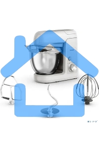 Кухонная машина Tefal Bake Partner QB520B38, серый/серебристый