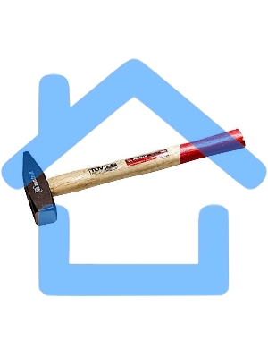 Молоток Matrix слесарный 200г квадратный боек деревянная рукоятка