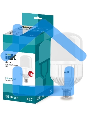 Лампа cветодиодная Iek LLE-HP-50-230-40-E27 HP 50Вт 230В 4000К E27 IEK