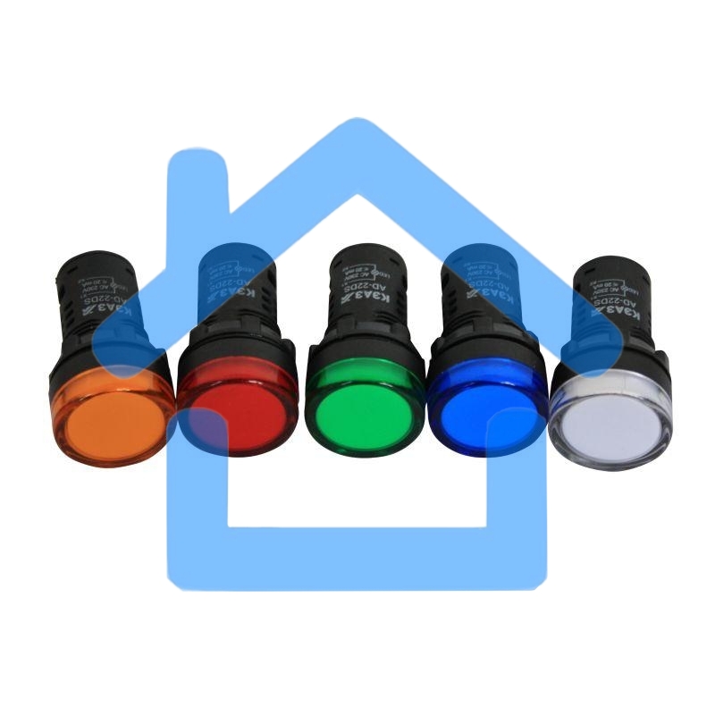 Лампа AD22DS(LED) матрица 22мм 230В крас. КЭАЗ 238566