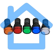 Лампа AD22DS(LED) матрица 22мм 230В крас. КЭАЗ 238566