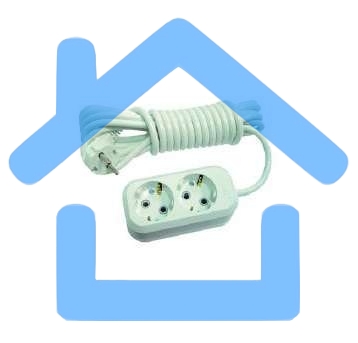 Удлинитель 2 гн 5 м с\з Makel MGP114