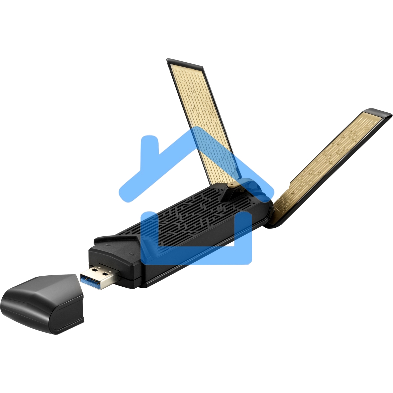 Адаптер беспроводной связи (Wi-Fi) ASUS USB-AX56 /EU /NO CRADLE (90IG06H0-MO0R10) (565284)