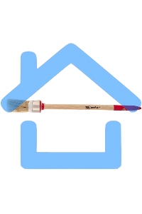 Кисть круглая Профи №2 (20 мм), натуральная щетина, деревянная ручка MTX 82041