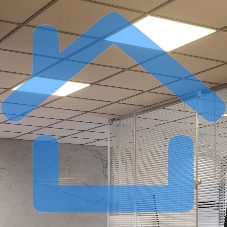 Светильник светодиодный Gauss MIR 595х595х50 35Вт 3500лм 4000К IP40 офисный встраив. накладной с рассеив. призма (аналог ЛВО)