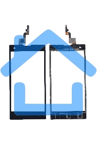 Сенсорное стекло (тачскрин) для Fly IQ4511 Tornado One Octa, черное