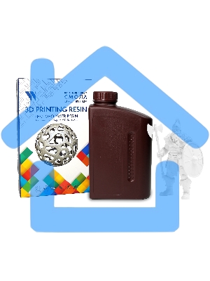 Фотополимерная смола NVPRINT ABS Like Resin White для 3D печати 1 кг (бут)