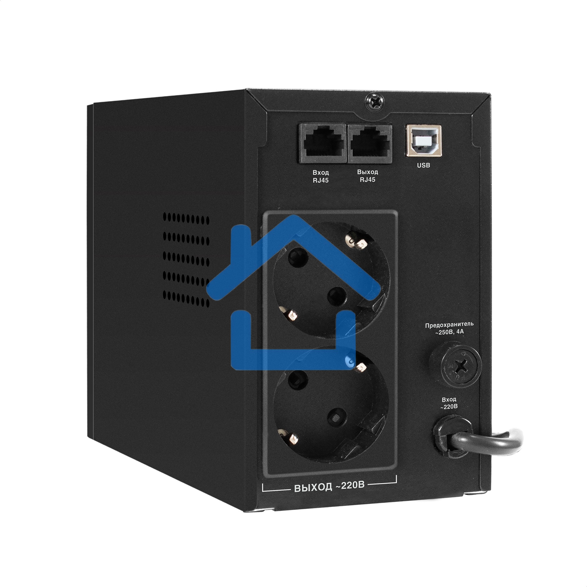 Источник бесперебойного питания ExeGate SpecialPro Smart LLB-500.LCD.AVR.2SH.USB 500VA/300W, LCD, AVR, 2*Schuko, USB, черный