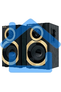 Акустическая система SVEN SPS-619 GOLD акустическая система 2.0, мощность 2х10 Вт(RMS)