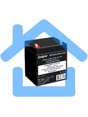 Батарея ExeGate GP12045 (12V 4.5Ah), клеммы F1