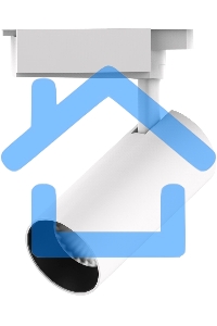 Светильник трековый цилиндр 20W 1650lm 4000K 180-240V IP20 65*210мм белый угол 24º LED