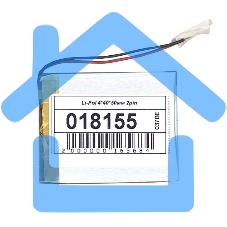 Аккумулятор Li-Pol (батарея) 4*40*50мм 2pin 3.7V/550mAh