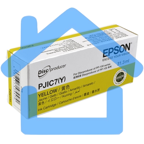 Картридж струйный EPSON PJIC7 желтый для Discproducer PP-100 (C13S020451/C13S020692)
