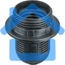 Патрон электрический Navigator NLH-PL-R1-E27-BL пласт. люстровый с кольцом