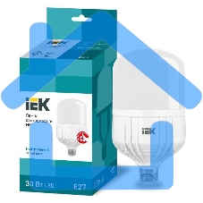 Лампа cветодиодная Iek LLE-HP-30-230-40-E27 HP 30Вт 230В 4000К E27 IEK