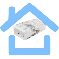 Экспресс-клемма Rexant СМК 2273-202, 2-проводная 0.5-2.5 мм², прозрачная, блистер (5 шт./уп.)