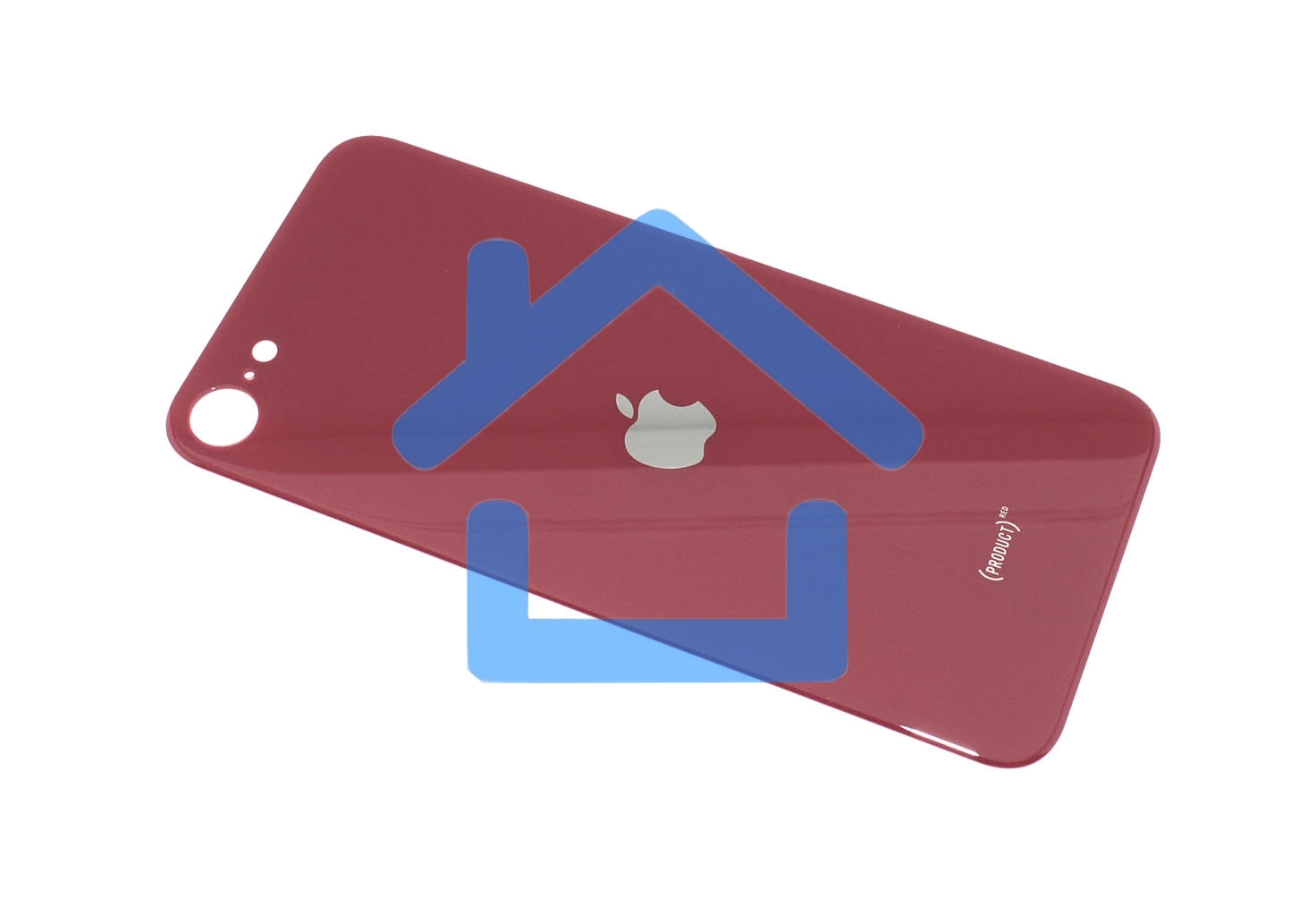 Задняя крышка (стекло) для Apple iPhone SE2/SE3 красная