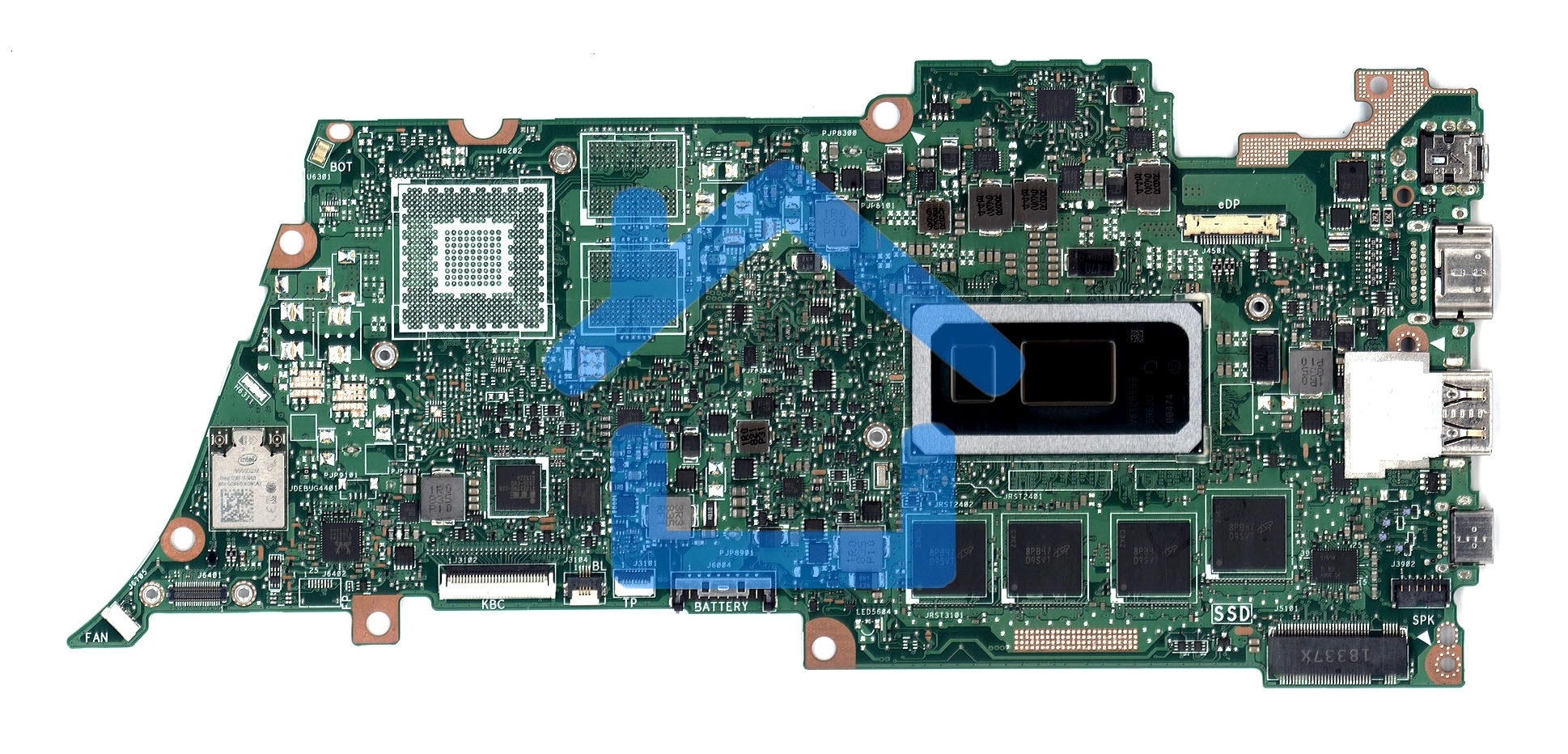 Материнская плата для Asus UX433F 8G/I5-8265U 90NB0JR0-R00010