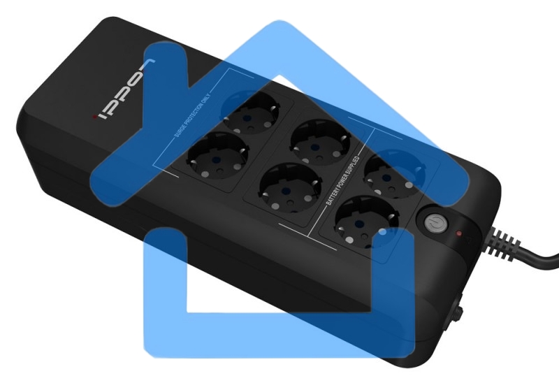 Источник бесперебойного питания Ippon Back Verso 600 751617