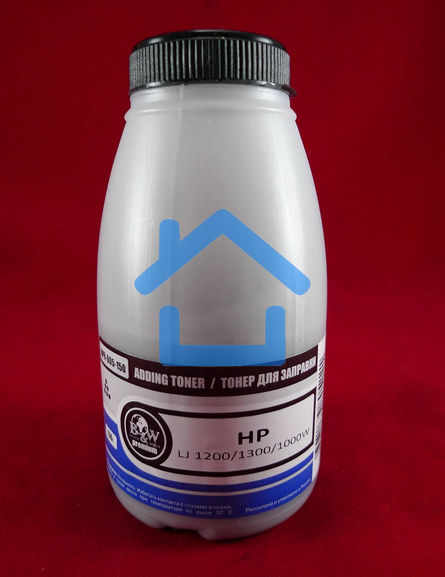 Тонер HP LJ 1200/1300/1000W (фл.150г.) B&W Premium фас России
