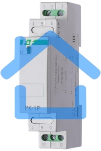 Реле промежуточное PK-1P/Un (монтаж на DIN-рейке 35мм 24В AC/DC 16А 1P IP20) F&F EA06.001.003
