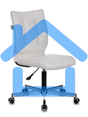 Кресло компьютерное Бюрократ CH-330M белый Lincoln 100, искусственная кожа, крестовина металл хром