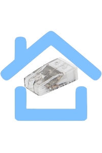 Экспресс-клемма Rexant СМК 2273-202, 2-проводная 0.5-2.5 мм², прозрачная, блистер (5 шт./уп.)