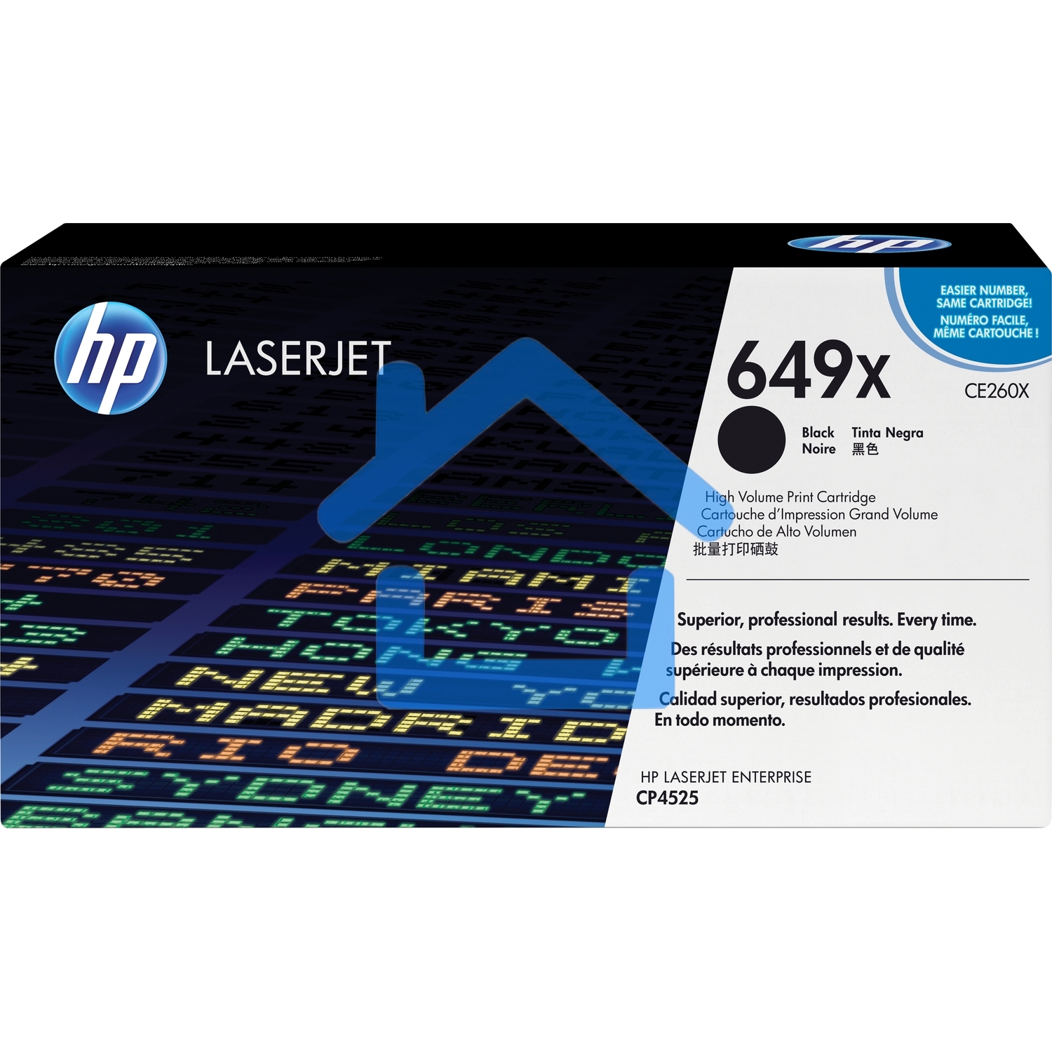 Картридж лазерный HP CE260X черный для CLJ CP4525 17000стр.