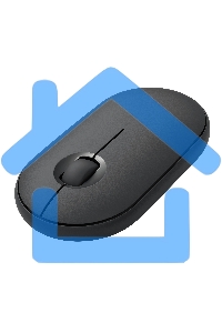 Мышь беспроводная Logitech Pebble M350 графитовый, 1000 dpi, радиоканал, Bluetooth, USB, кнопки - 3