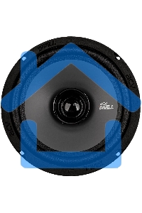 Колонки автомобильные ACV DRALL DR6 (без решетки) 210Вт 96дБ 3Ом 16см (6.5дюйм) (ком.:2кол.) широкополосные однополосные