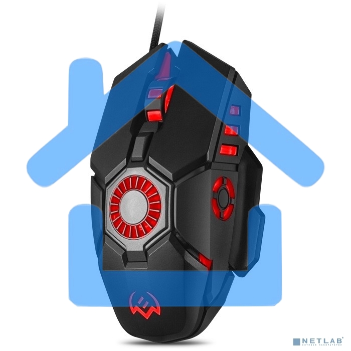 Мышь проводная SVEN RX-G880 черный, 7000 dpi, USB, кнопки - 7