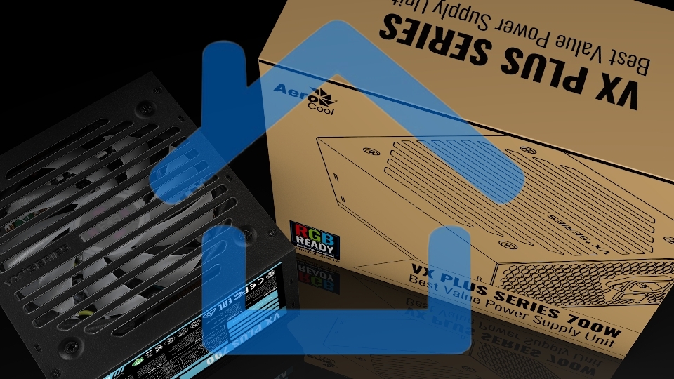 Блок питания Aerocool / Formula VX-700 PLUS RGb, 700Вт, 120мм, черный