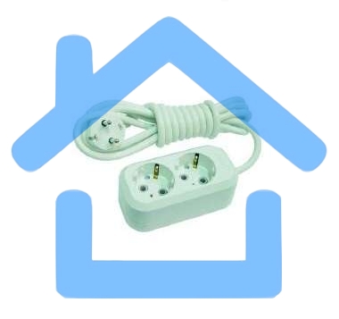 Удлинитель 2 гн 2 м с\з Makel MGP112