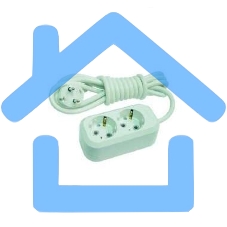 Удлинитель 2 гн 2 м с\з Makel MGP112