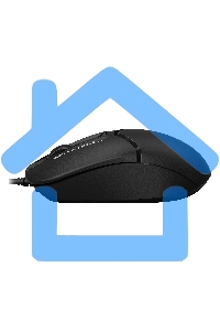 Мышь проводная A4Tech Fstyler FM12 черный, 1200 dpi, USB, кнопки - 3