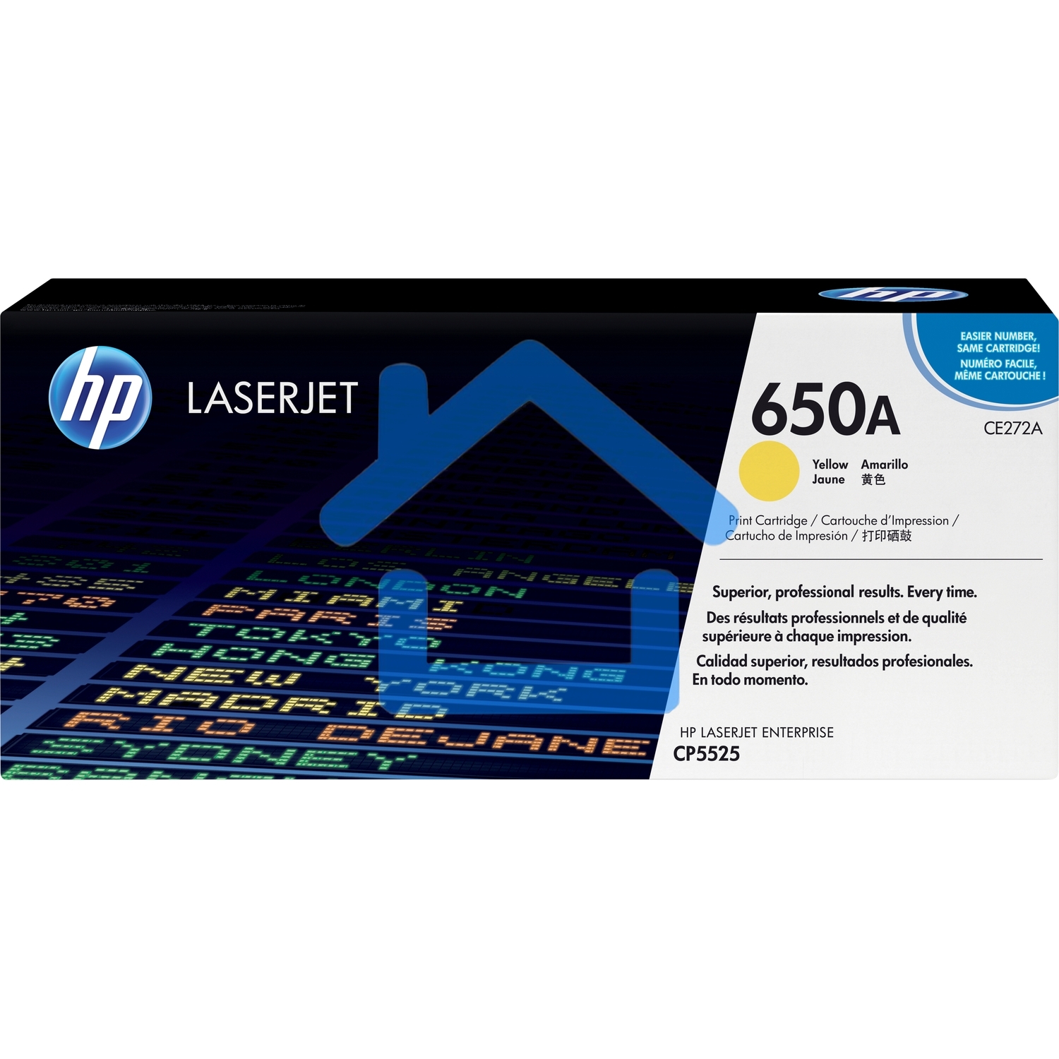 Картридж лазерный HP CE272A желтый для CLJ CP5520/5525 15000стр.
