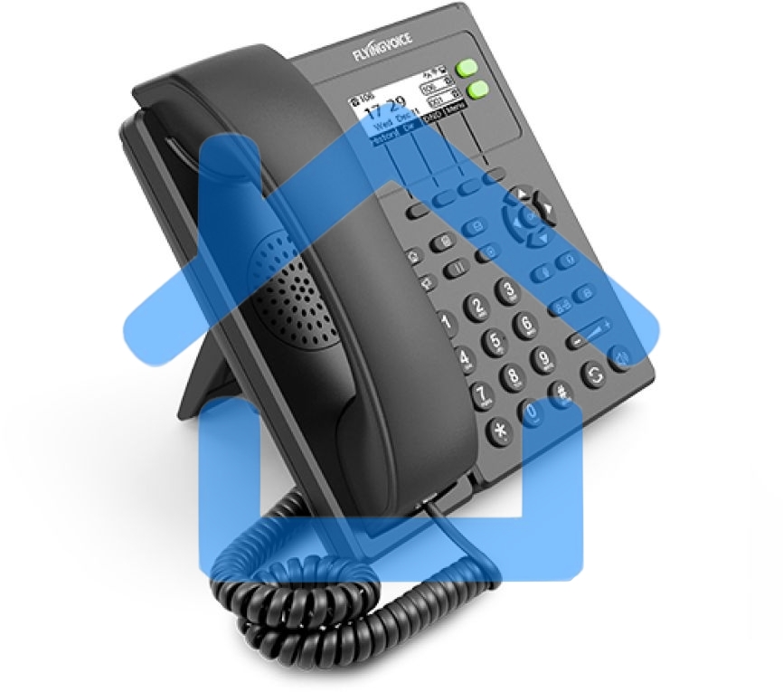 Телефон IP Flyingvoice FIP-10P черный